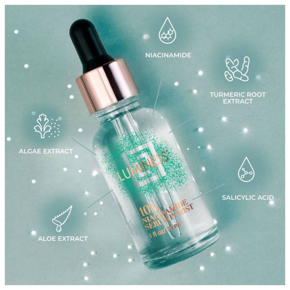 Luminess Airbrush Skincare Niacinamide 10% Serum In Mist 1oz 30ml Anti-Aging NIB